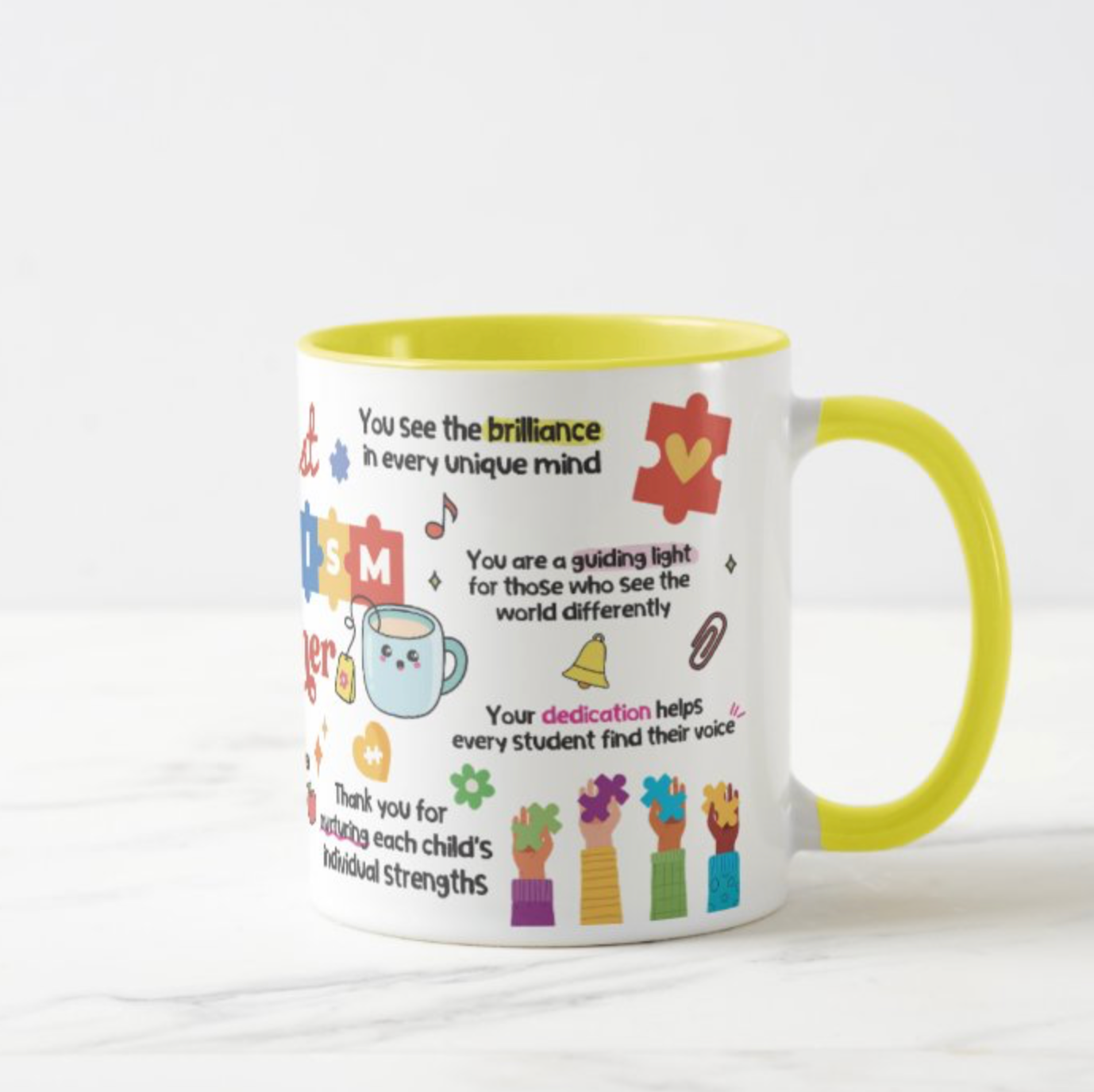 🧩 Best Autism Teacher Mug