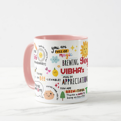 Mug Of Appreciation (Personalised)