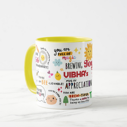 Mug Of Appreciation (Personalised)