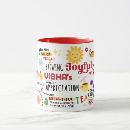 Mug Of Appreciation (Personalised)