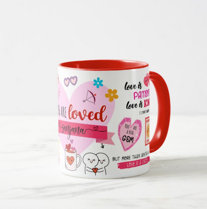 You Are Loved Mug (Personalised)