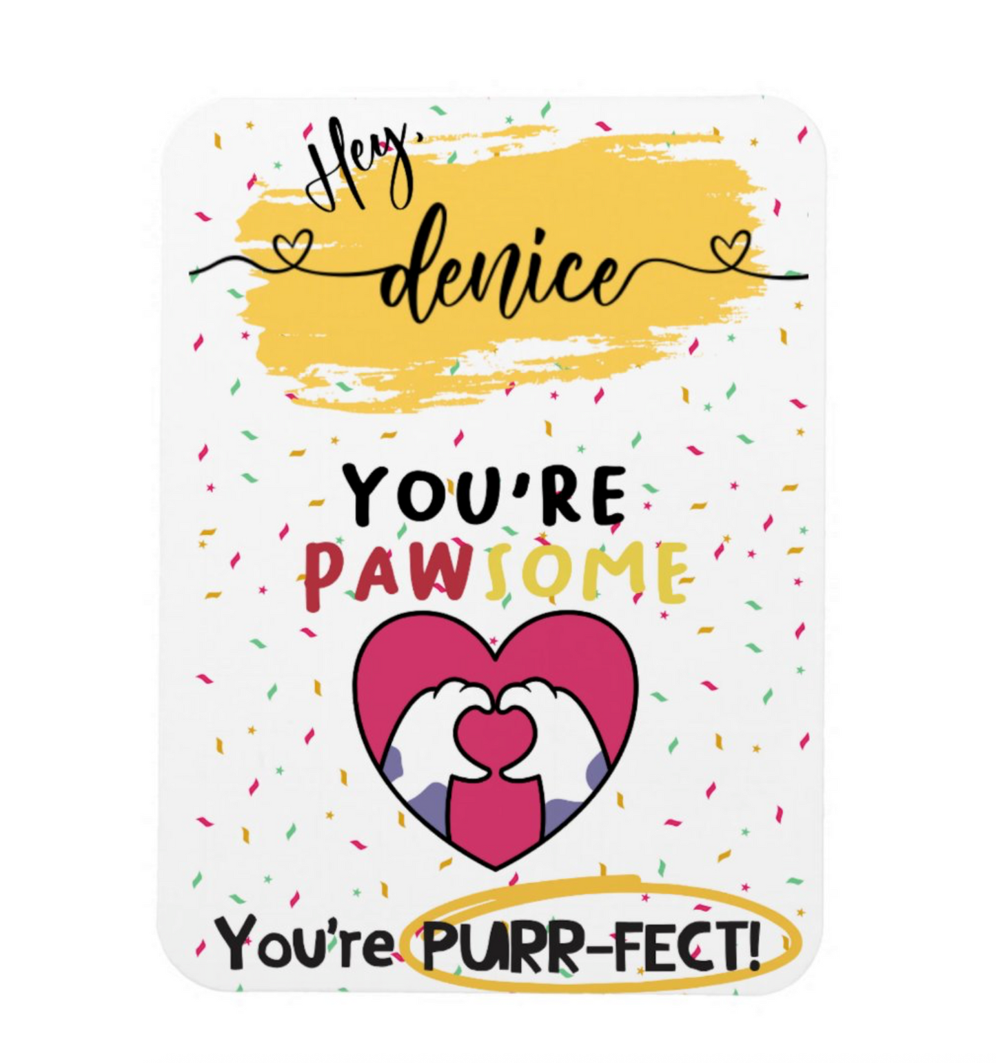 You Are Awesome – Personalized Fridge Magnet