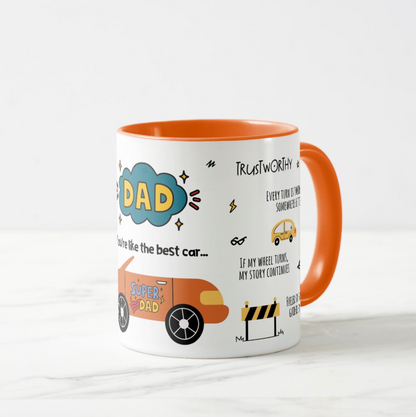 Dad, You Are Like the Best Car Mug