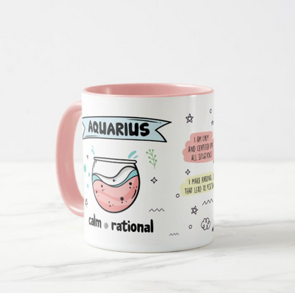 Zodiac Mug (Aquarius) 2.0