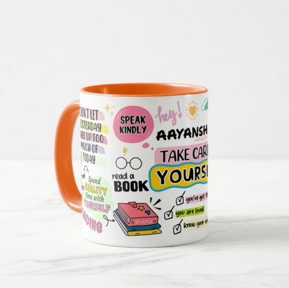 Take Care Mug (Personalised)
