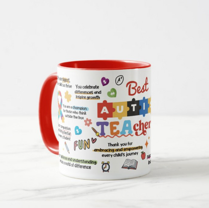 🧩 Best Autism Teacher Mug
