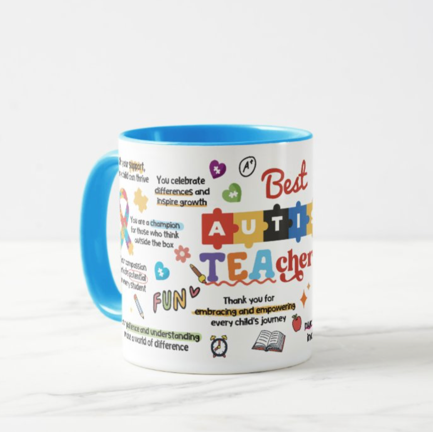 🧩 Best Autism Teacher Mug
