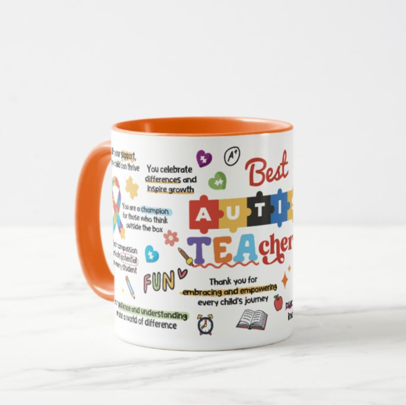 🧩 Best Autism Teacher Mug