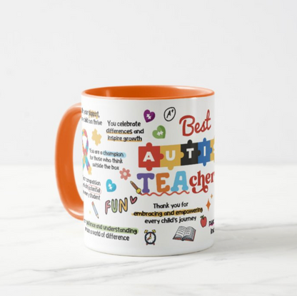 🧩 Best Autism Teacher Mug