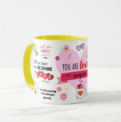 You Are Loved Mug (Personalised)