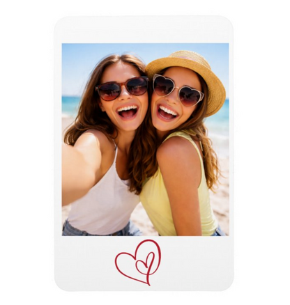 Bestie Photo Fridge Magnets – Set of 6