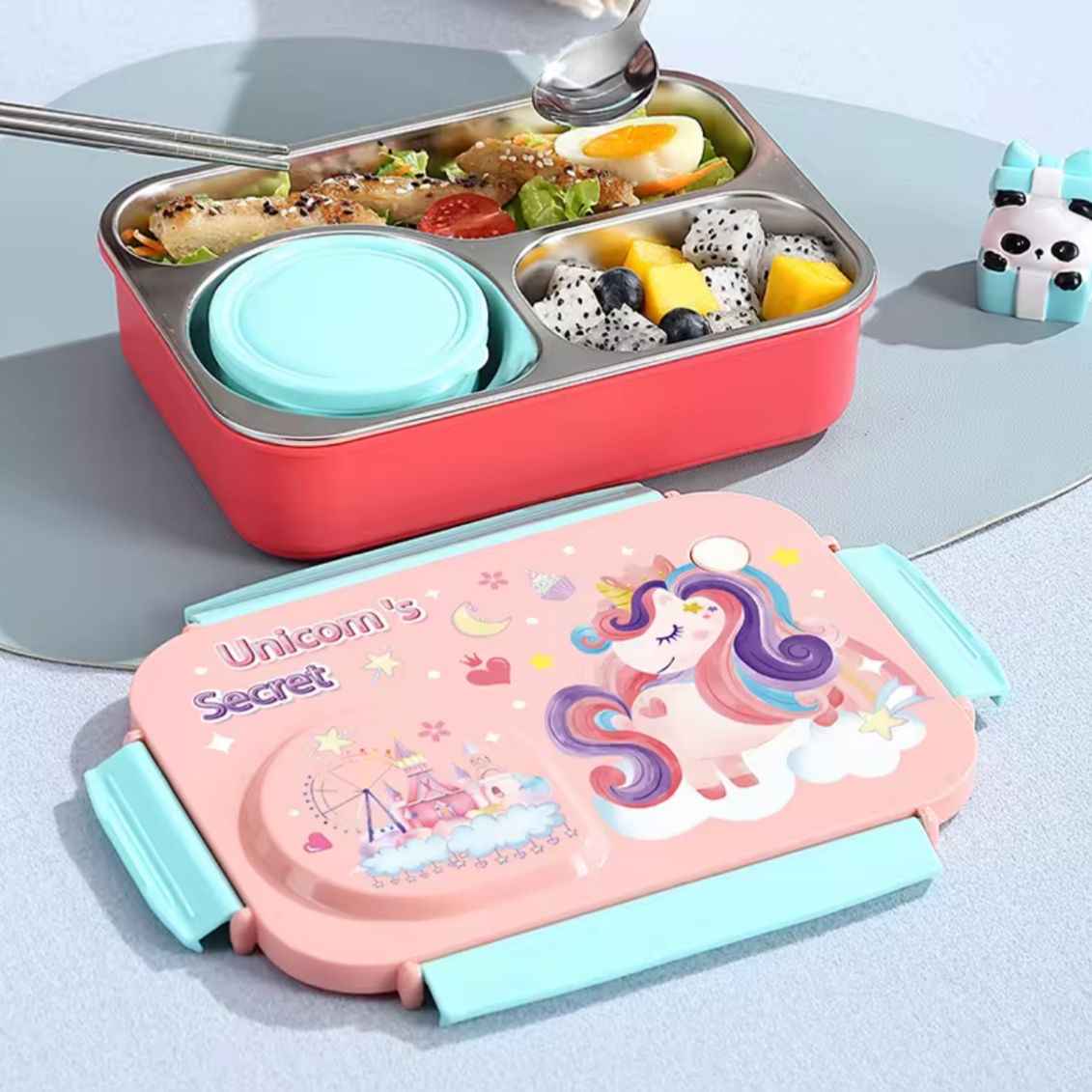 Super Eye Dinosaur Kids Lunch Box – Stainless Steel Food Container